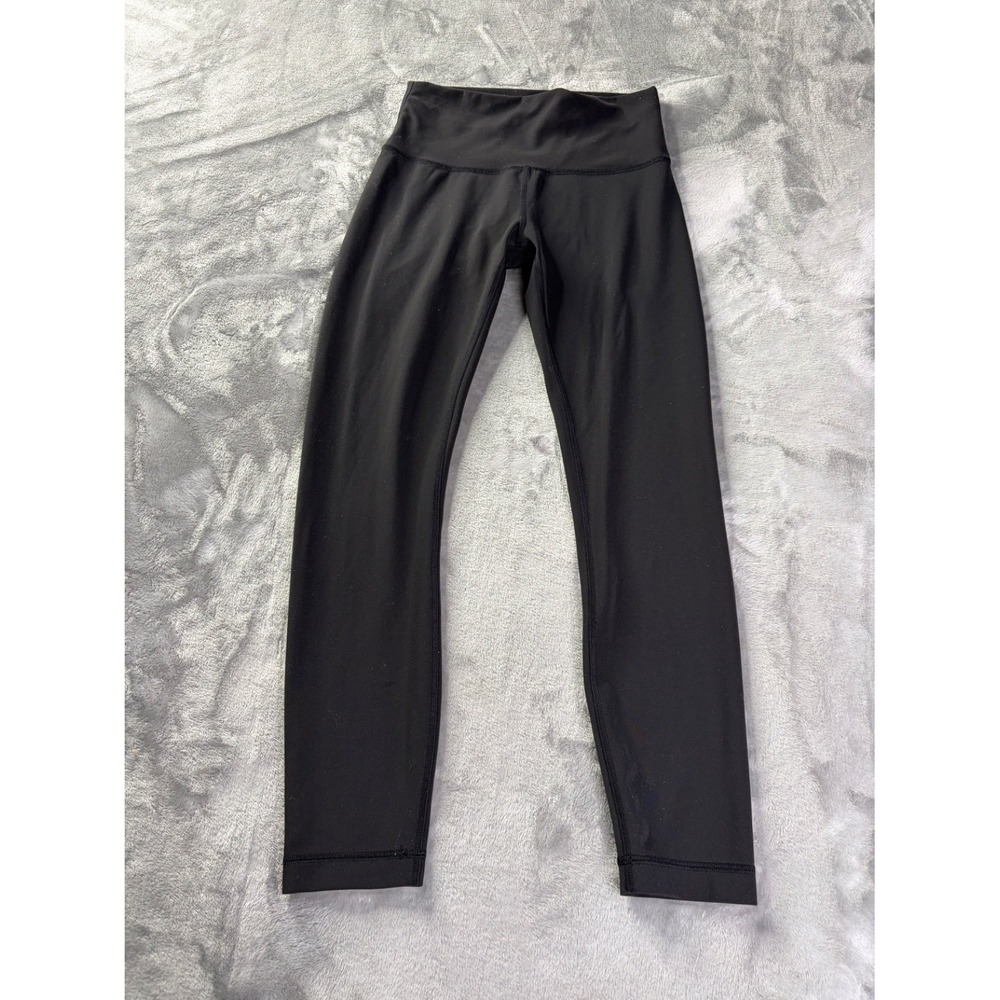 Lululemon Leggings Wunder Train High-Rise Crop 23" Womens Size 6 Black Body